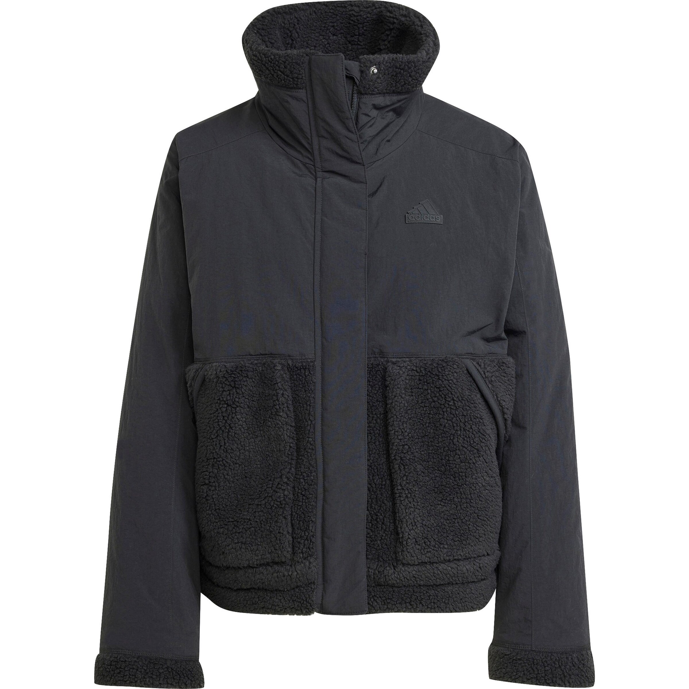 ADIDAS SPORTSWEAR Athletic Jacket 'City Escape' in Black: front