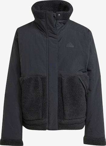 ADIDAS SPORTSWEAR Sportjacke 'City Escape' in Schwarz: Vorderseite
