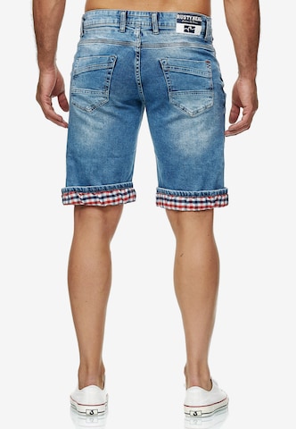 Rusty Neal Regular Jeansshorts 'Noxon' in Blau