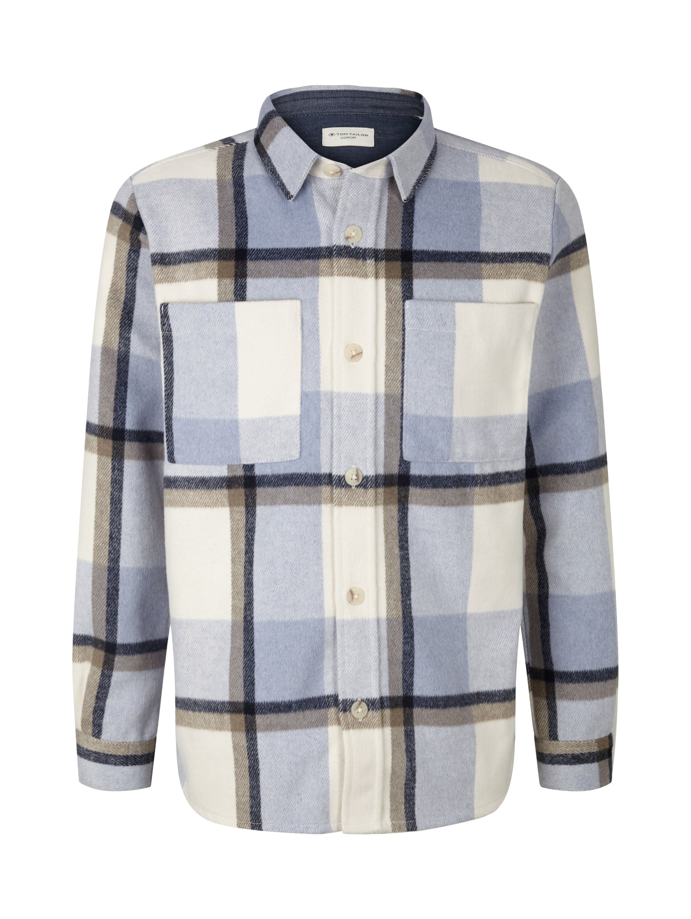 TOM TAILOR Comfort Fit Hemd in Mischfarben: Vorderseite