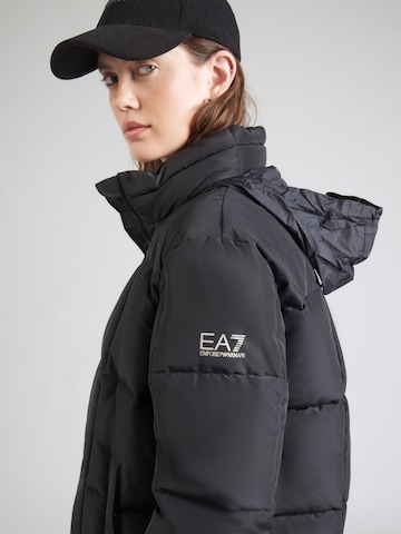juoda EA7 Emporio Armani Žieminė striukė