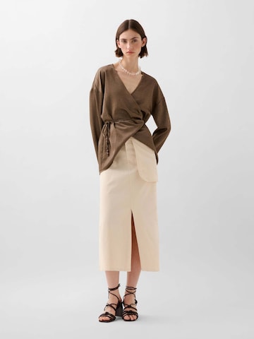 Scalpers Nederdel i beige: forside