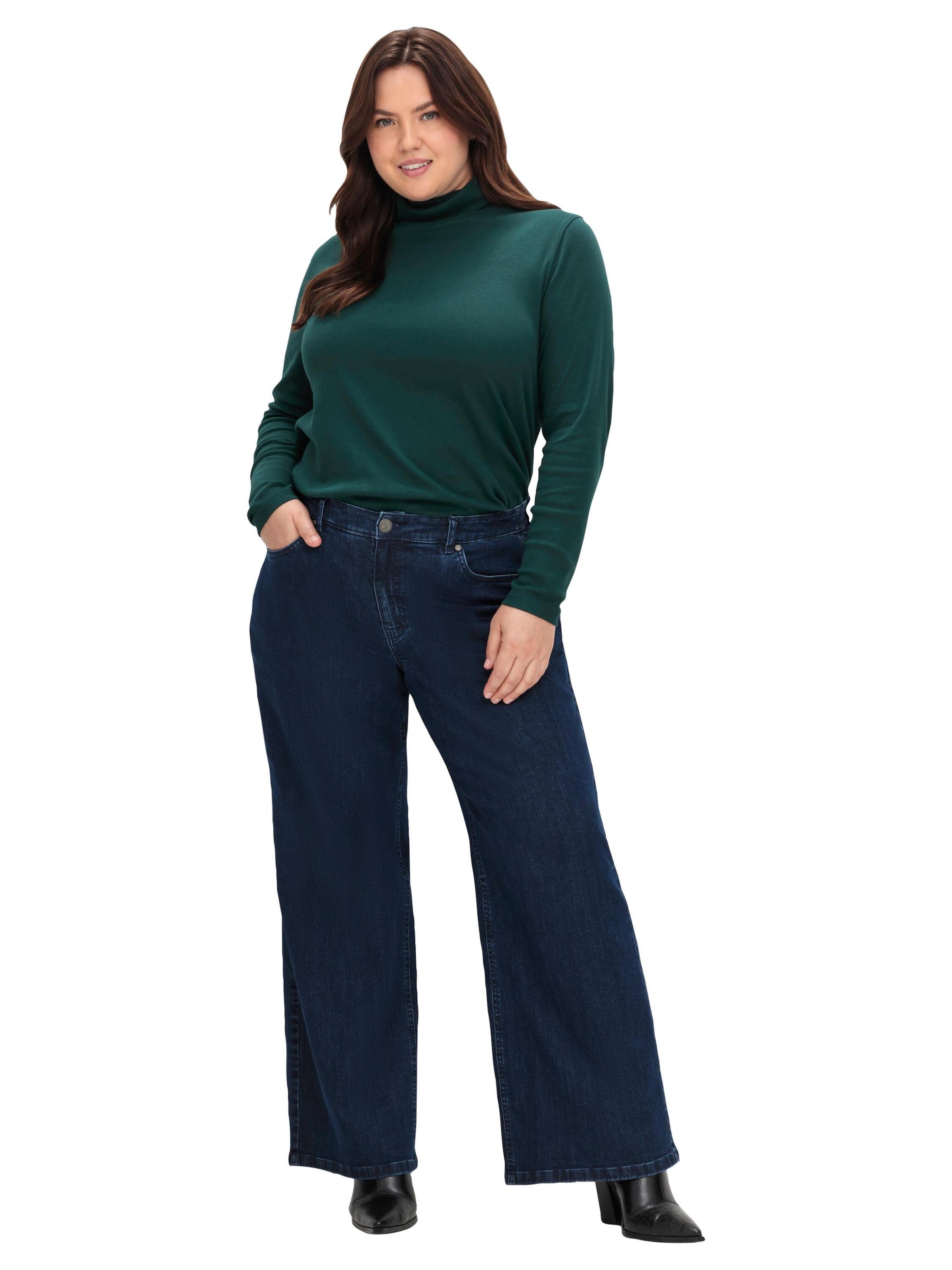 SHEEGO Loosefit Jeans in Blau