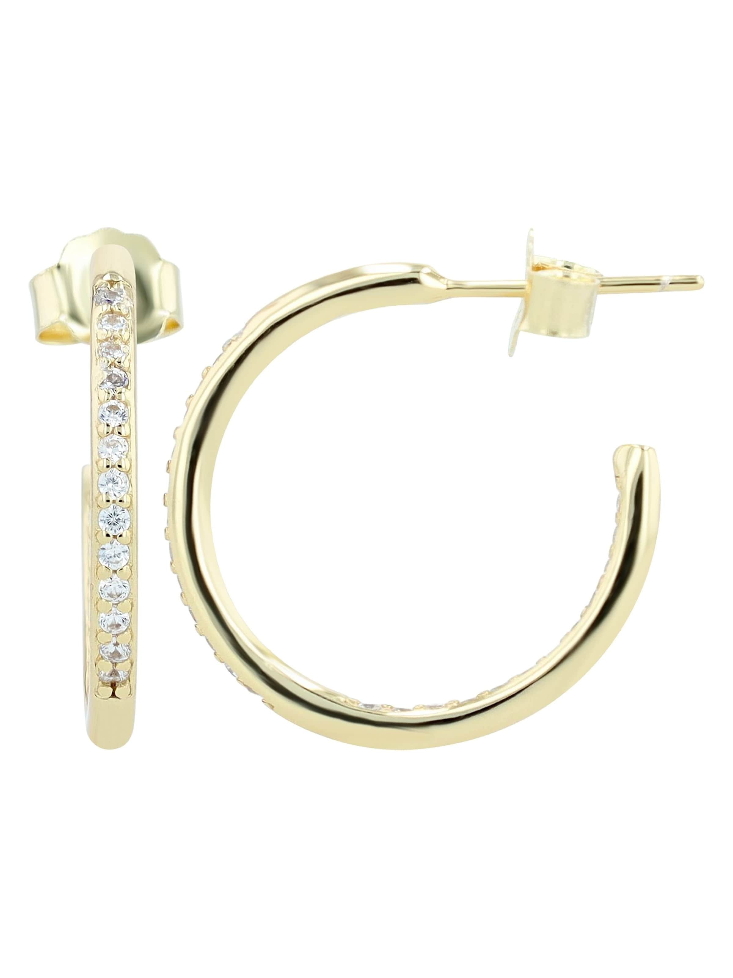 Akzent Earrings 'Uzma, langlebig' in Gold