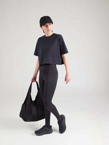 juoda UNDER ARMOUR Sportiniai marškinėliai 'SCRIPTHEART'