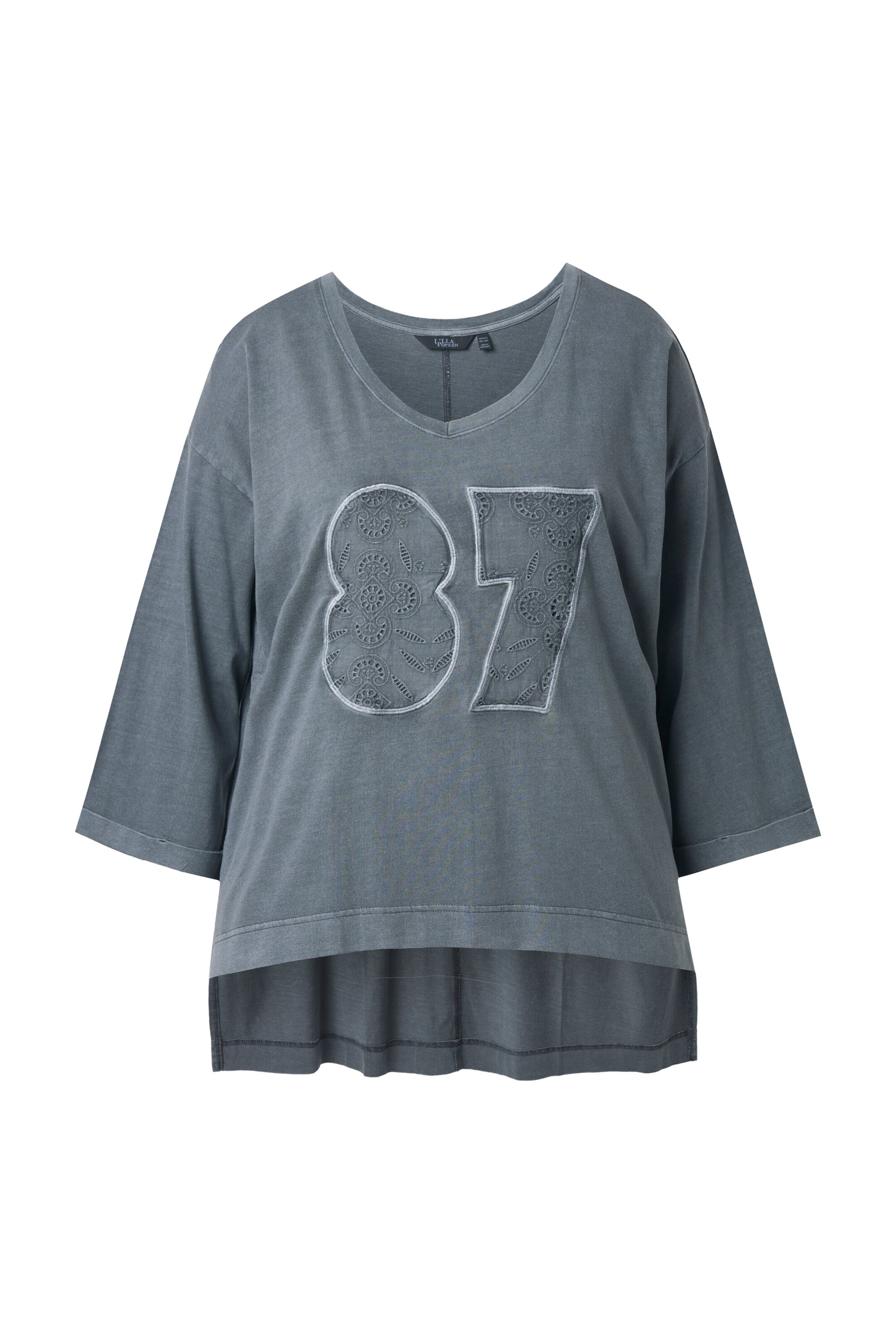 Ulla Popken Shirt in Grey: front