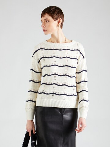 VILA Sweater 'Aleria' in Beige: front