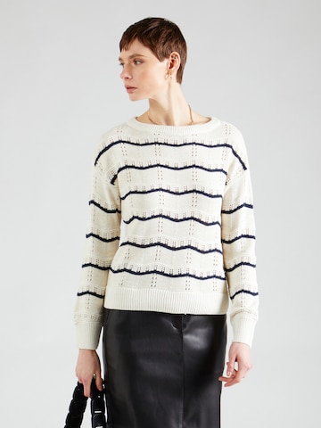 Pull-over 'Aleria' VILA en beige : devant