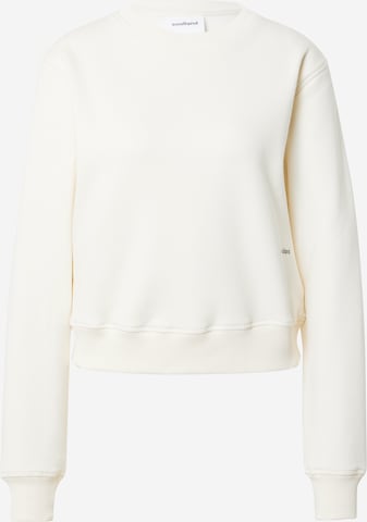Soulland Sweatshirt 'Joy' in Wit: voorkant