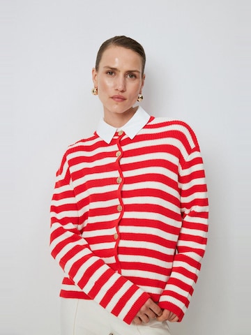 Touche Prive Fleece jacket in Red