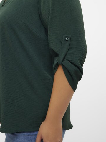 Vero Moda Curve Bluse 'ELVA' i grøn