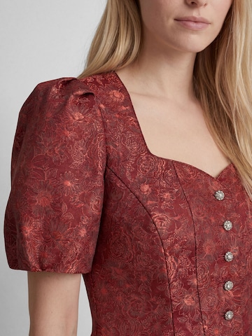 Blouse folklorique 'Kedri' SPIETH & WENSKY en rouge