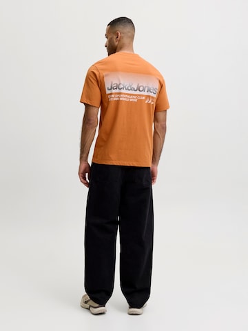 JACK & JONES Tričko 'JCOECHO' - Oranžová: predná strana