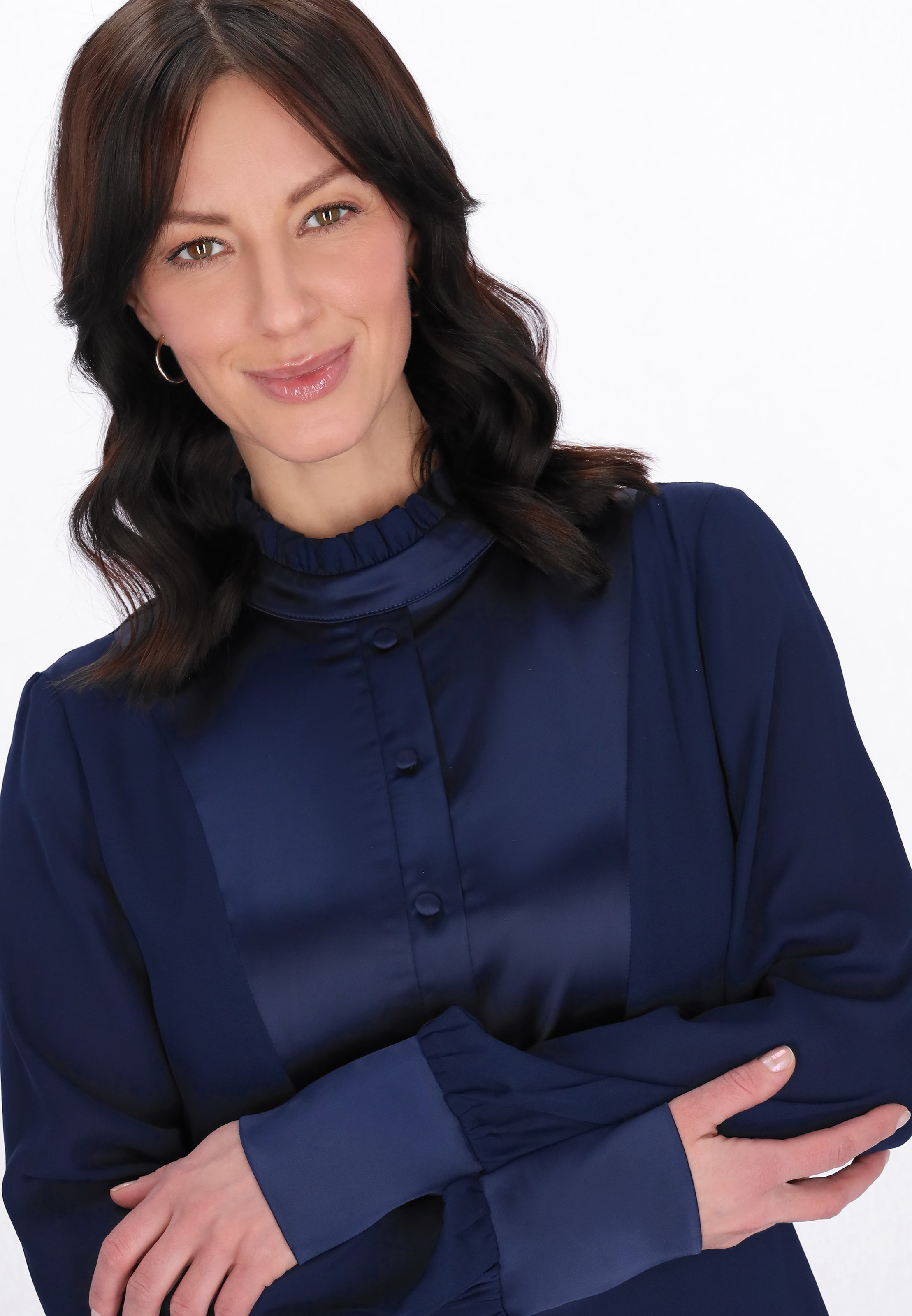 Robe 'Elegant' usha BLACK LABEL en bleu