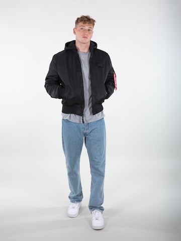 ALPHA INDUSTRIES Overgangsjakke 'MA-1 ZH' i sort