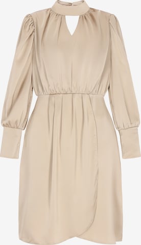 faina Cocktailjurk in Beige: voorkant
