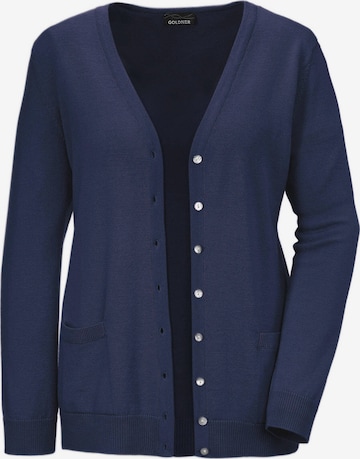 Goldner Knit cardigan in Blue: front
