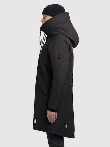 Manteau mi-saison 'Hant' khujo en noir