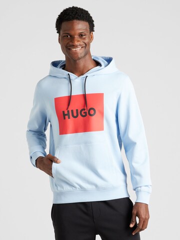 HUGO Sweatshirt 'Duratschi' in Blue: front