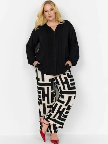 Wasabi Concept Wide Leg Hose 'Alva' in Schwarz
