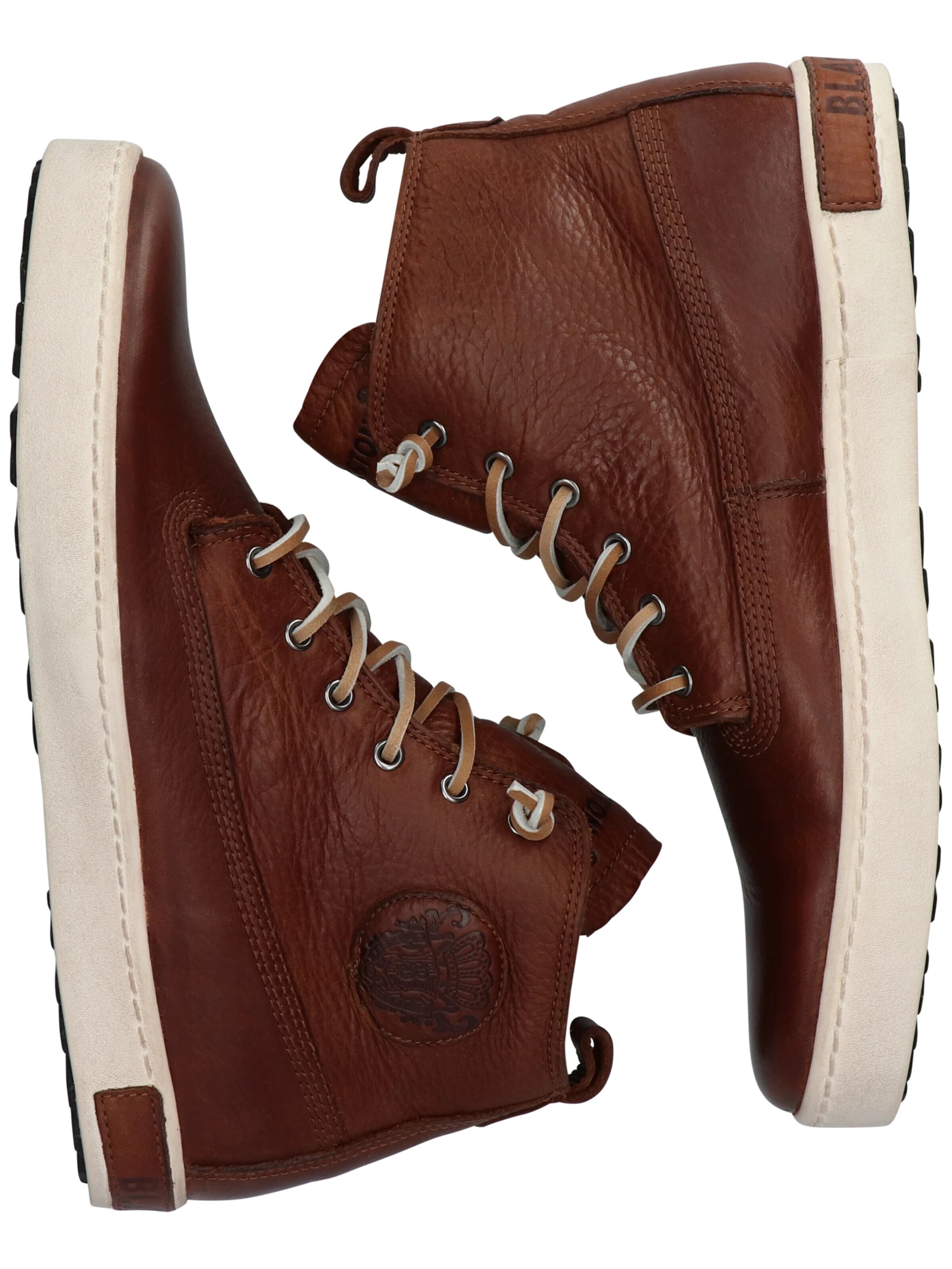 BLACKSTONE High-Top Sneakers 'Icon Am02' in Brown