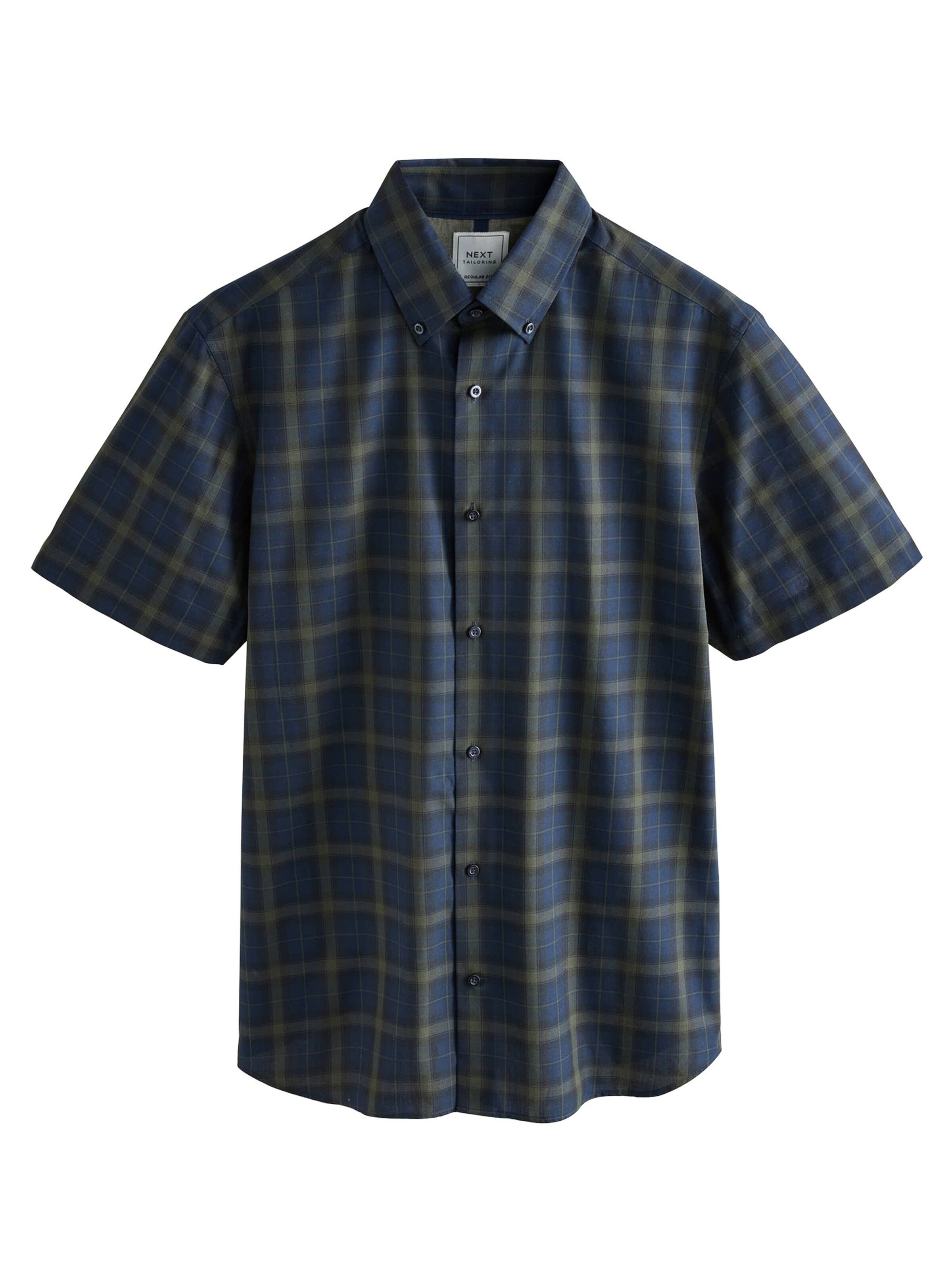 Next Regular Fit Skjorte i grøn