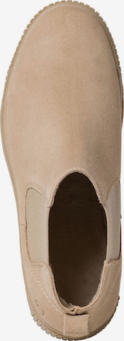 TAMARIS Chelsea Boots i beige