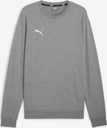 PUMA Athletic Sweatshirt 'TeamGoal' in Grey: front