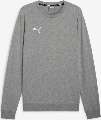 PUMA Athletic Sweatshirt 'TeamGoal' in Grey / White, Item view