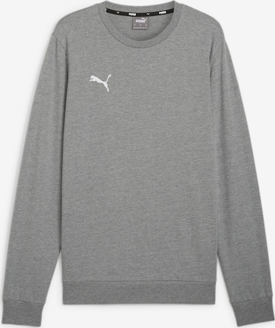 PUMA Sportska sweater majica 'TeamGoal' u siva / bijela, Pregled proizvoda