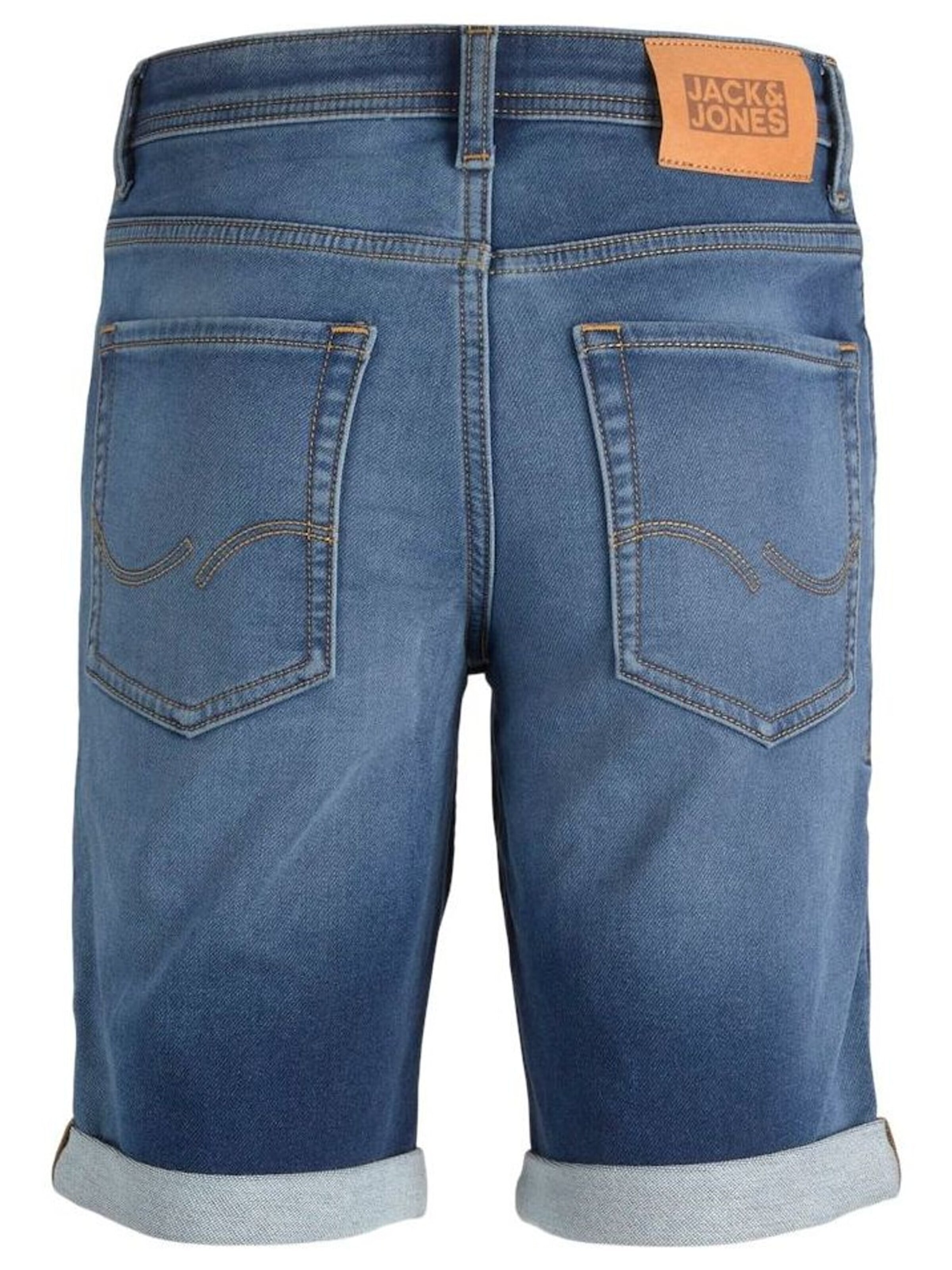 Jack & Jones Junior Baggy Broek 'rick' in Blauw