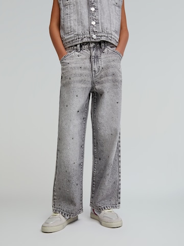 Largi Jeans 'Studs' de la Scalpers pe gri: față