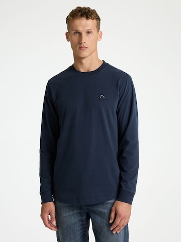 CHASIN' Shirt 'Brody' in Blau: Vorderseite