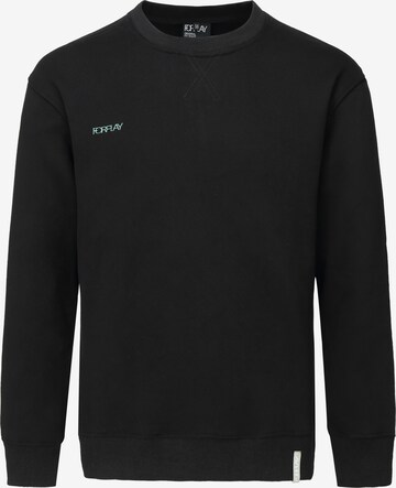 Forplay Sweatshirt 'Frazer' in Zwart: voorkant