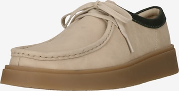 Chaussure à lacets 'Torview' CLARKS en blanc : devant