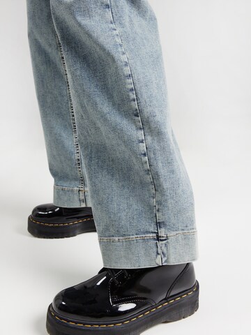 NÜMPH Szeroka nogawka Jeansy 'PARIS' w kolorze niebieski