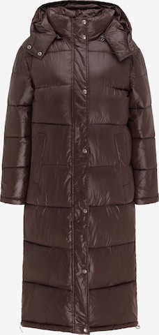 MYMO Winter Coat in Brown: front