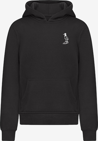 juoda Mister Tee Megztinis be užsegimo 'The Seagull Sneakers Essential': priekis