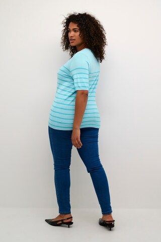 KAFFE CURVE - Jersey 'Malia' en azul