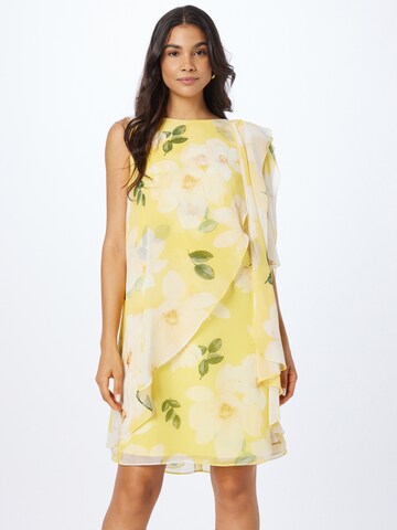 SWING Cocktail dress in Yellow: front