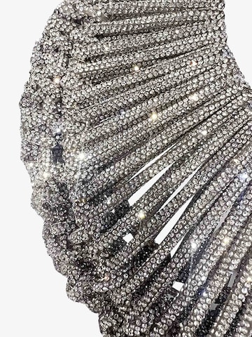 HIBOURAMA Clutch 'Juwelen' in Silber