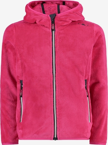 CMP Athletic Fleece Jacket in Pink: front