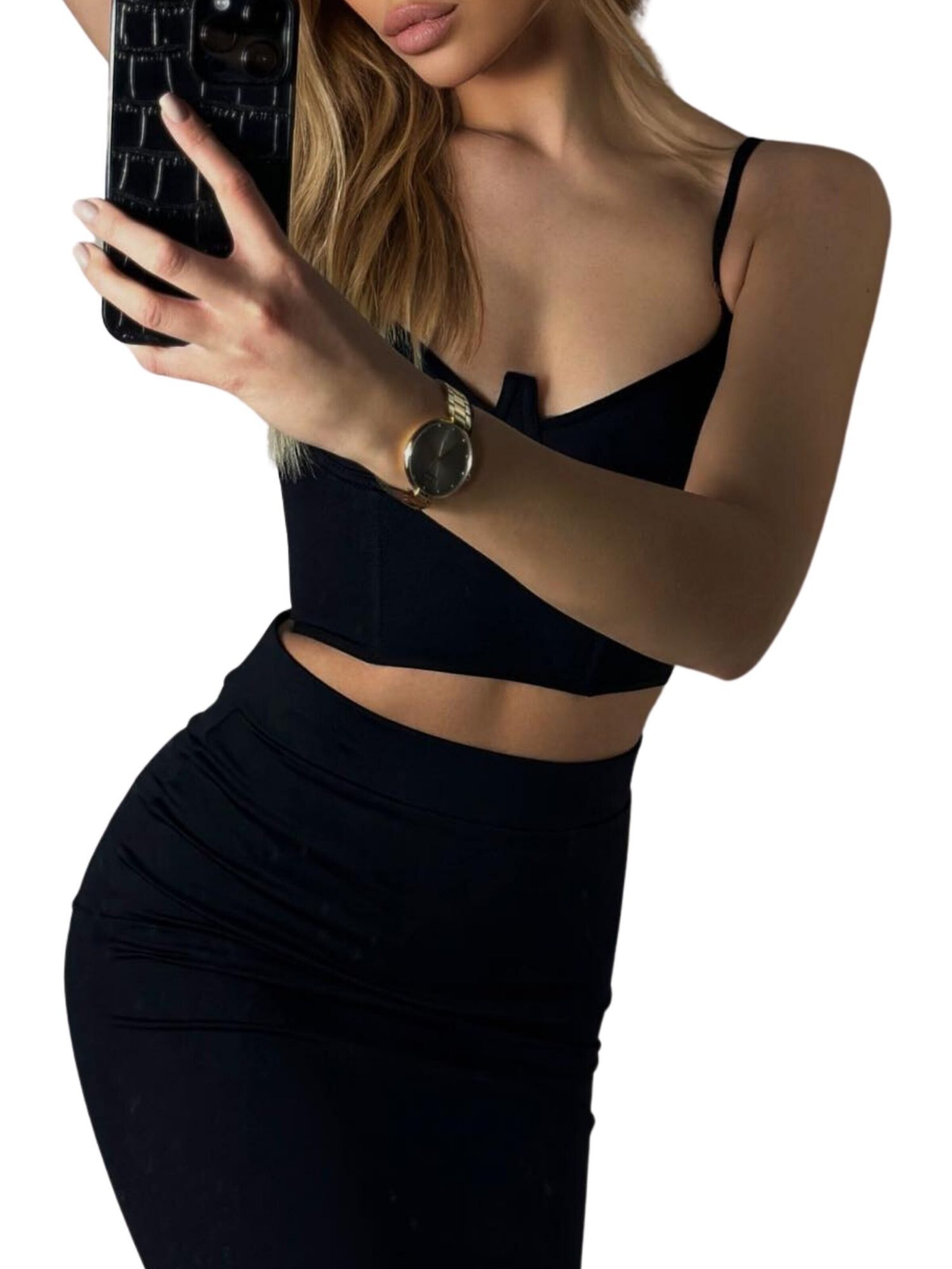 PROMEES Skirt 'sandy' in Black