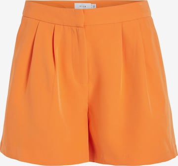 VILA Voltidega püksid 'Kammas', värv oranž: eest vaates
