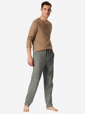 Pantalon de pyjama SCHIESSER en gris