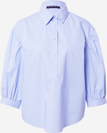 Camicia da donna di Sisley in blu: frontale