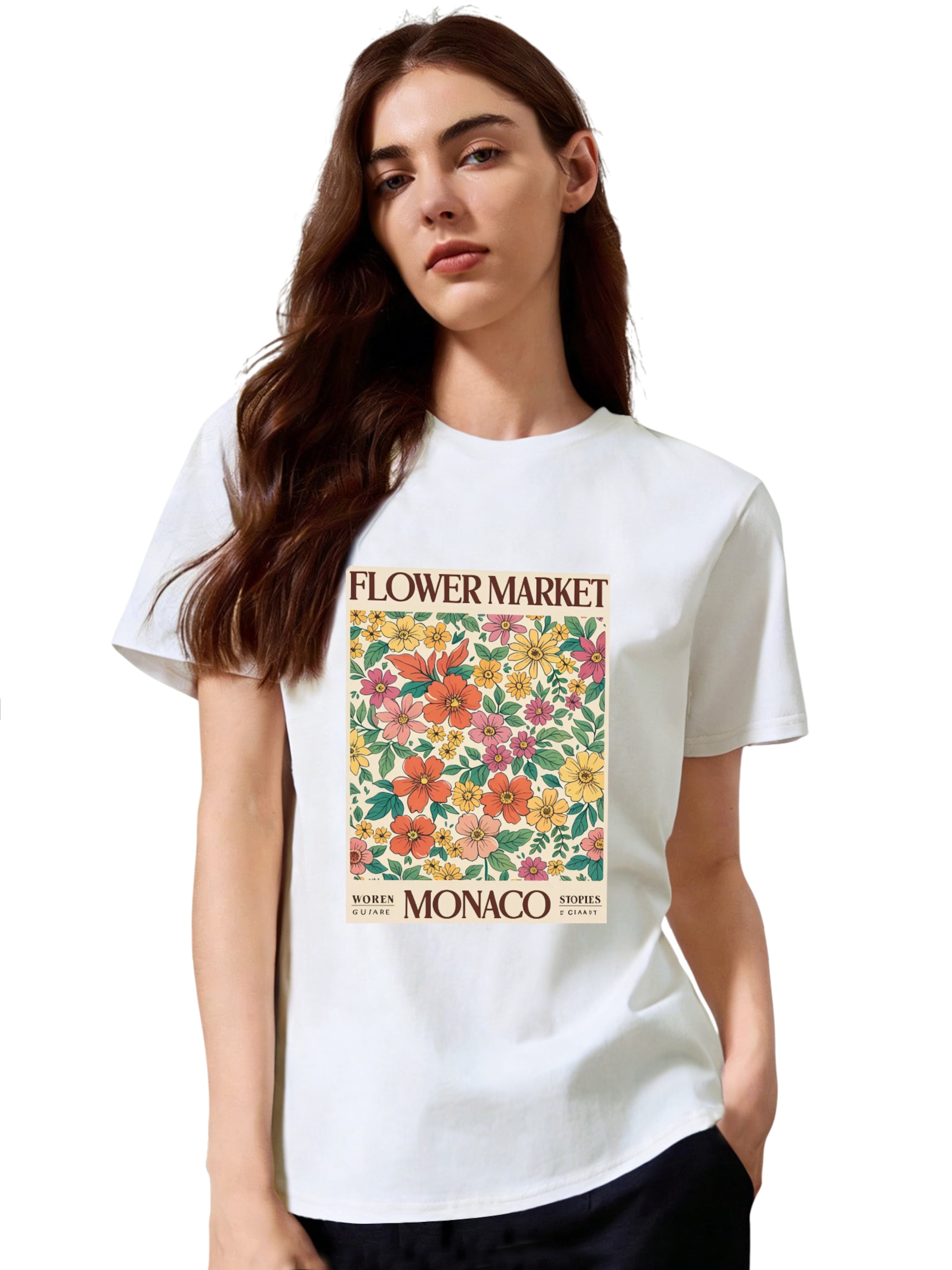 T-shirt GORHEY en blanc : devant