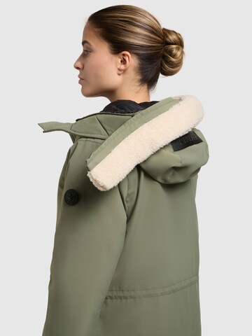 Cappotto invernale 'Agneta2' di khujo in verde
