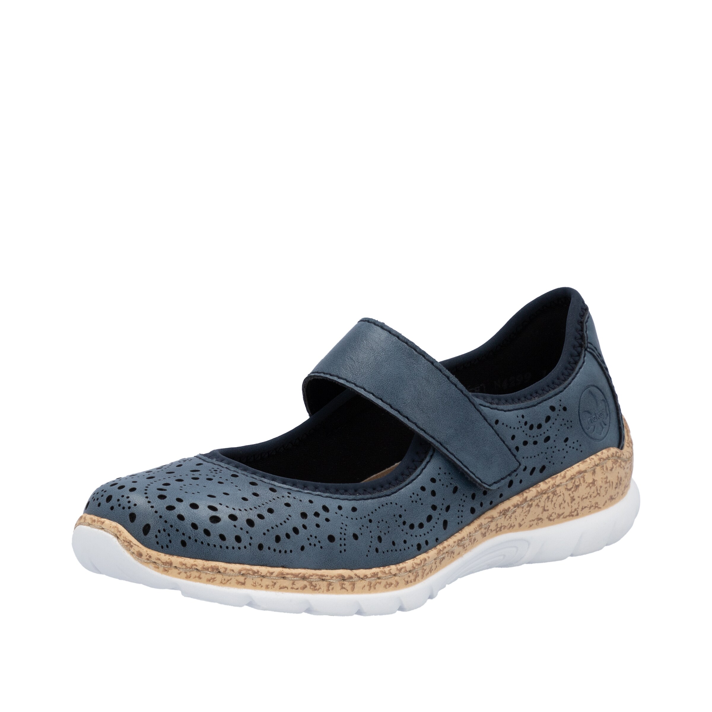 Rieker Slipper in Blau: Vorderseite