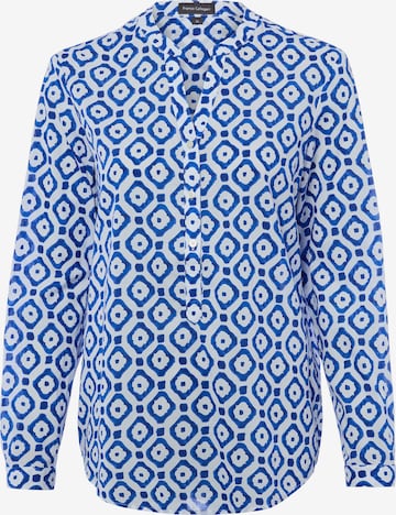 Chemisier Marie Lund en bleu : devant